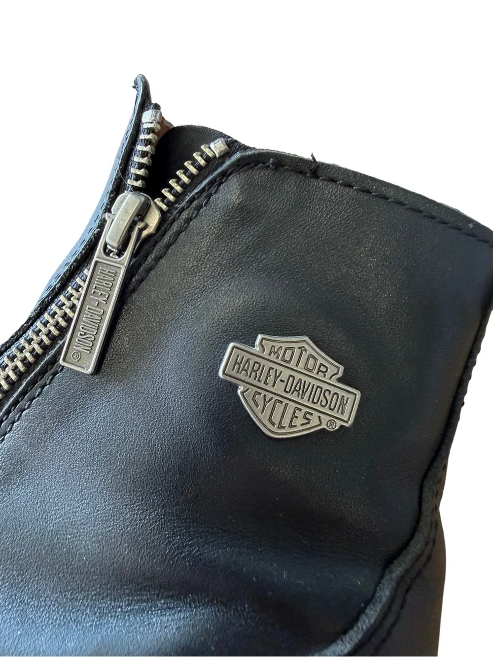 Harley-Davidson Women’s Amherst Leather Boots Black Size 7.5